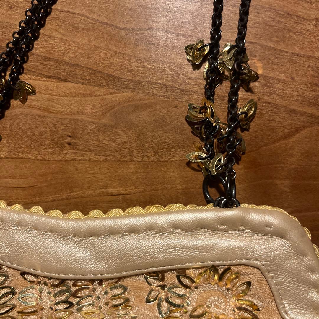 ジャマン・ピュエッシュJamin Puechパーティバッグ　パウダーピンク