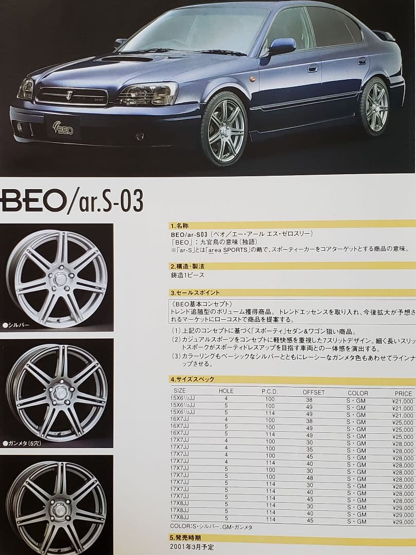 ☆超希少 プロドライブ スカイライン R34 GT-R 他 ホイール カタログ