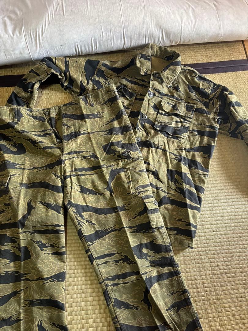 大阪MASH製 ゴールドタイガーストライプ迷彩服 中古 A-L - メルカリ