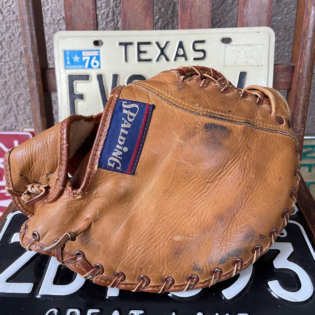 貴重！40's〜50's OLDアメリカアンティーク野球グローブ本革USAレザー