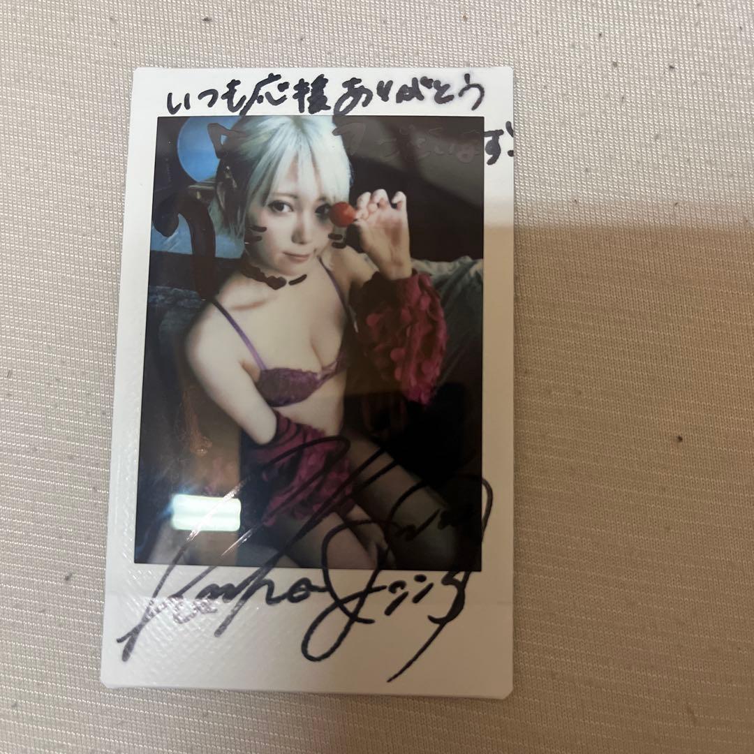 篠崎こころ サイン入りチェキ 篠崎こころ 直筆サイン入りチェキ ②