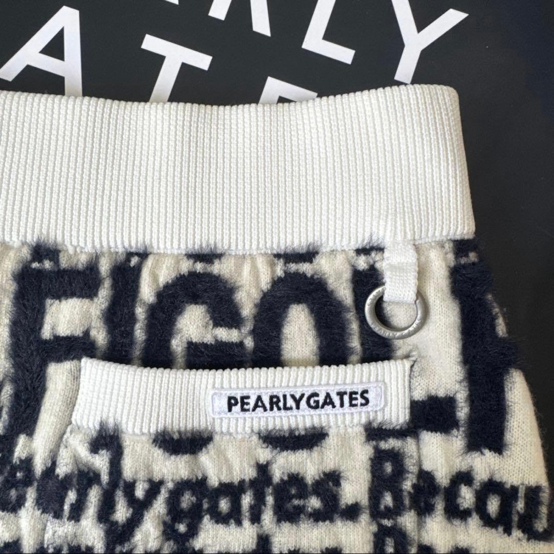 新品♪96.800円PEARLY GATES フードニットパーカー＆スカート Ｌ