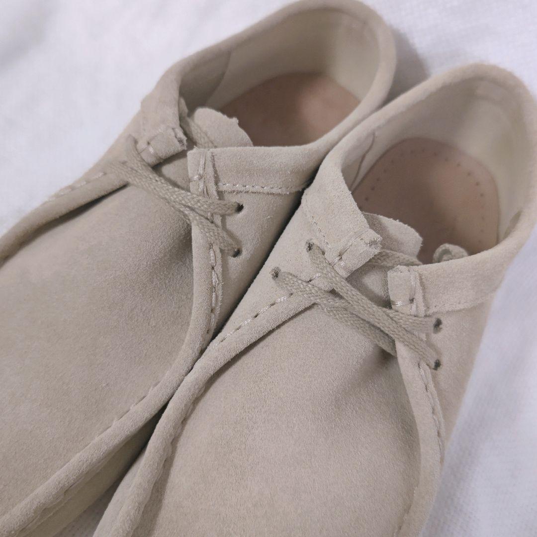 パパスPapasワラビータイプスウェードレザーブーツシューズ40Mサンドベージュ