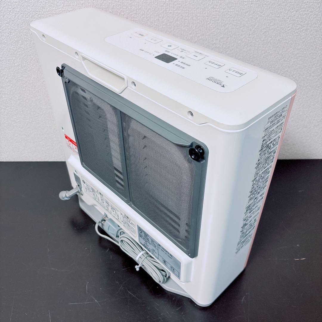 希少カラー美品 ノーリツ ガスファンヒーター ピンク 都市ガス 東京