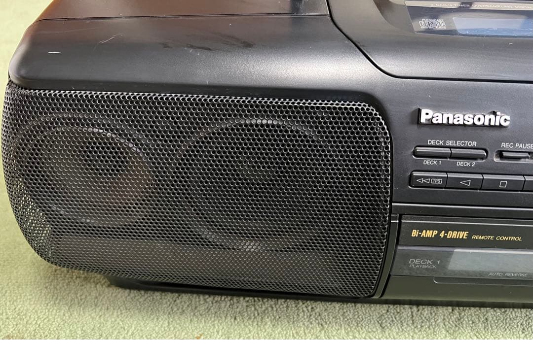 パナソニック RX-DT7 ポータブルステレオ CD ダブルカセット ジャンク