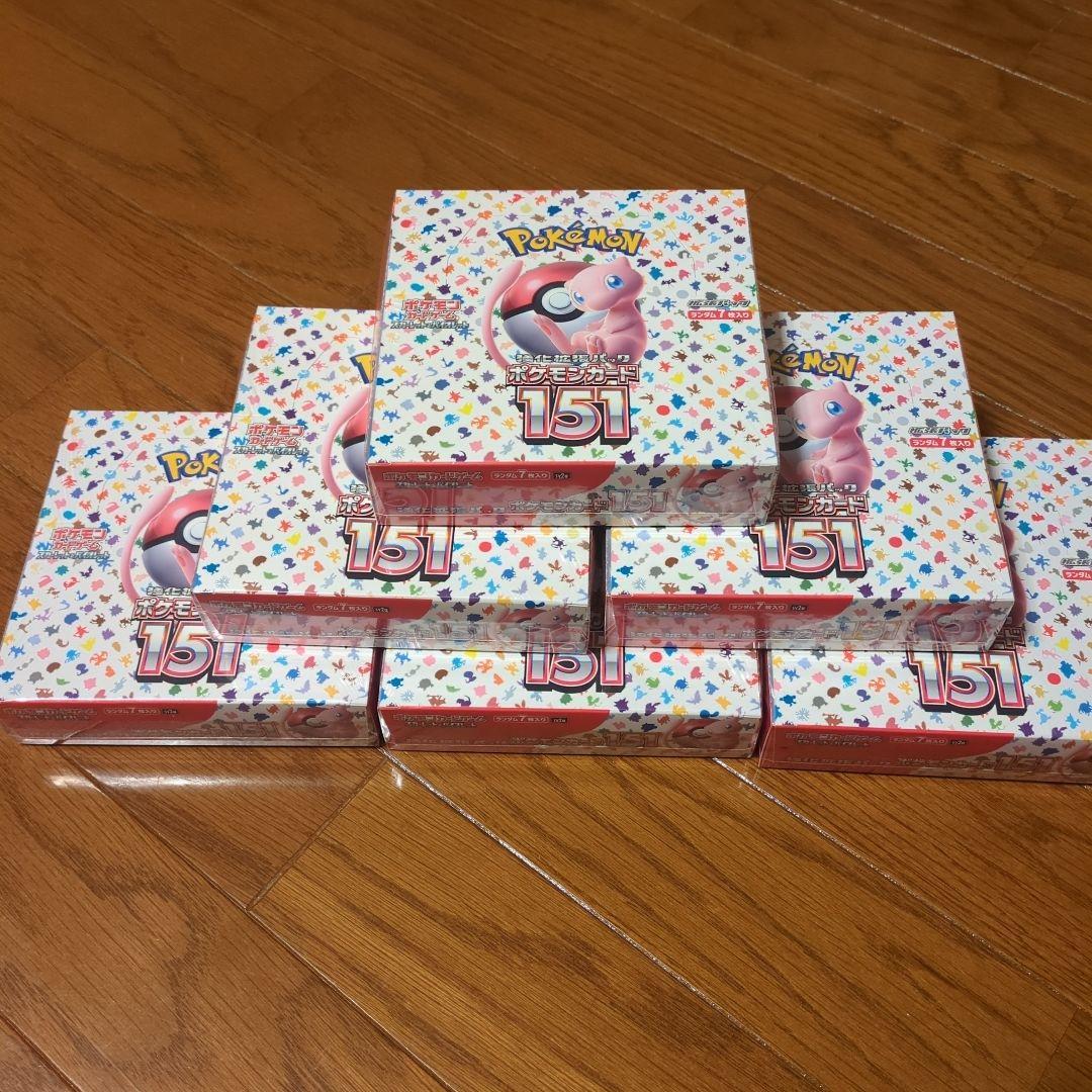 韓国版】ポケモンカード151 未開封6BOX
