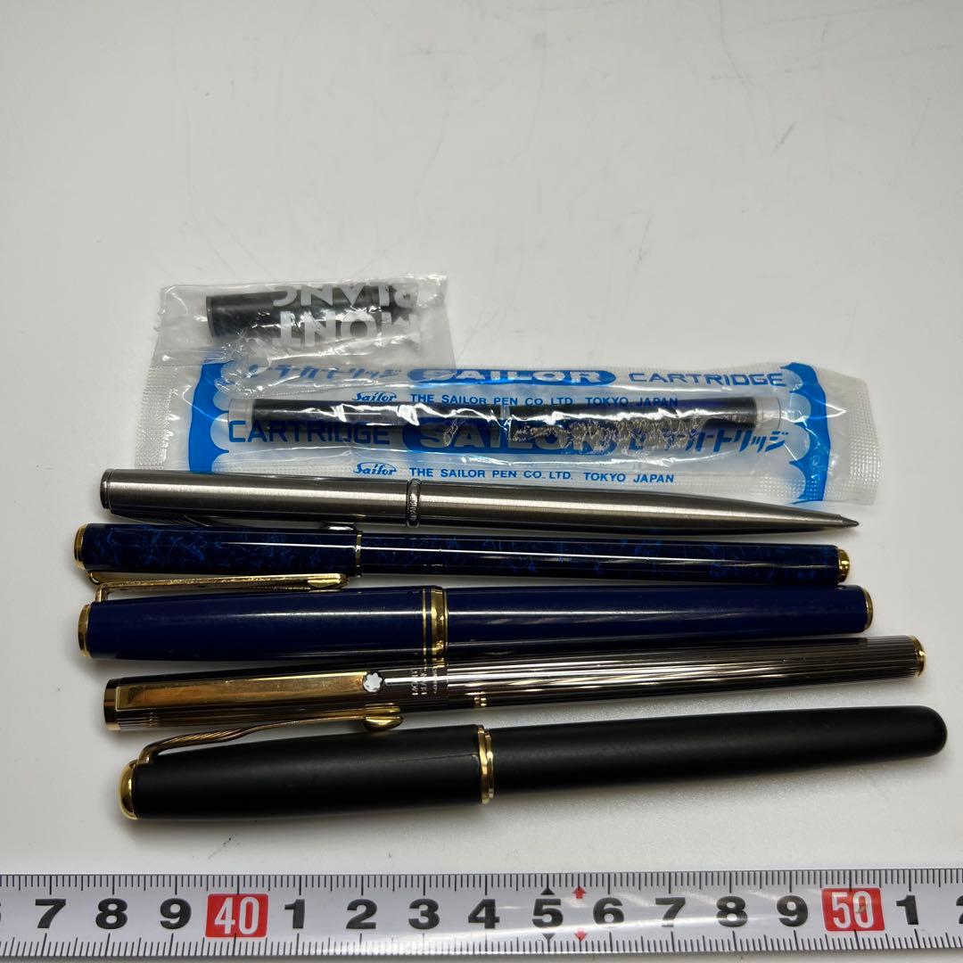 パーカー、モンブラン 万年筆、ボールペン 100g 売れ筋 東Y7-1023①