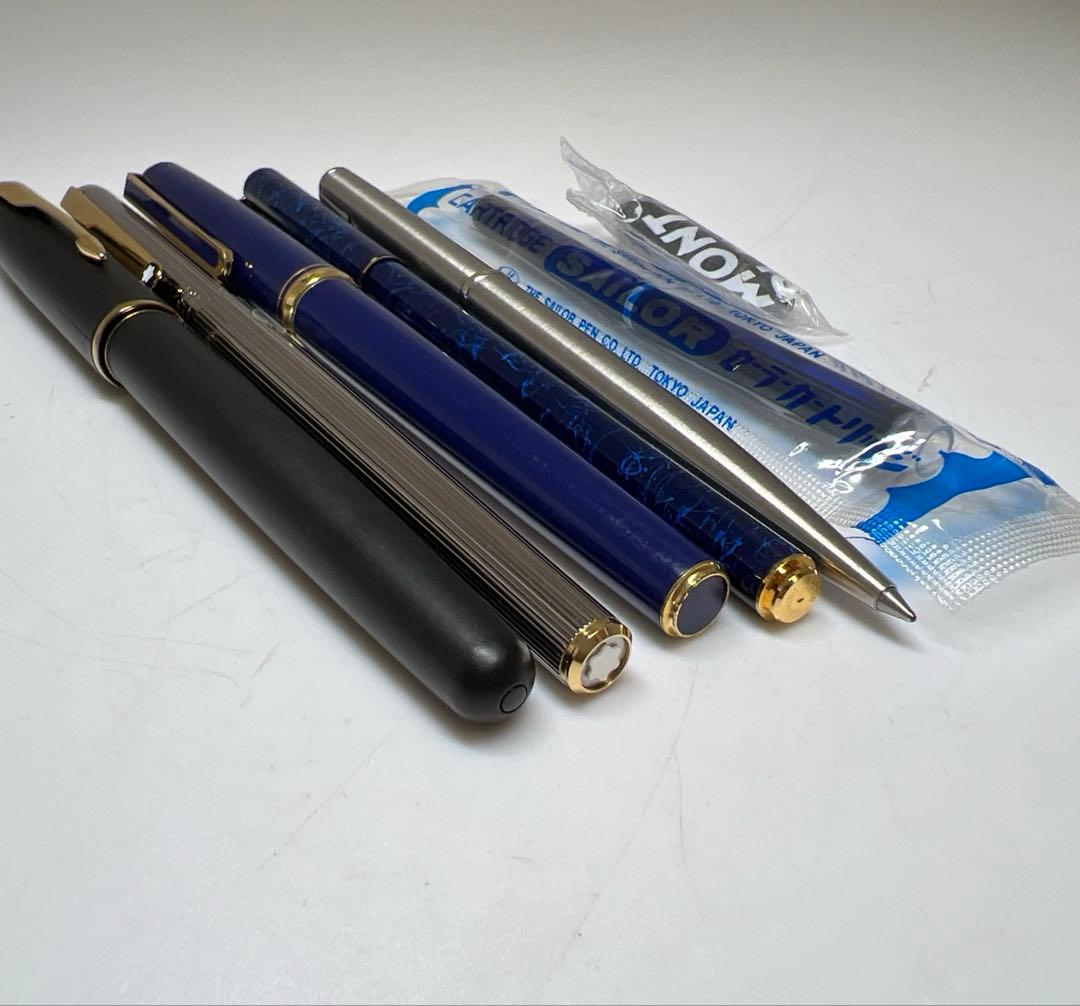 パーカー、モンブラン 万年筆、ボールペン 100g 売れ筋 東Y7-1023①