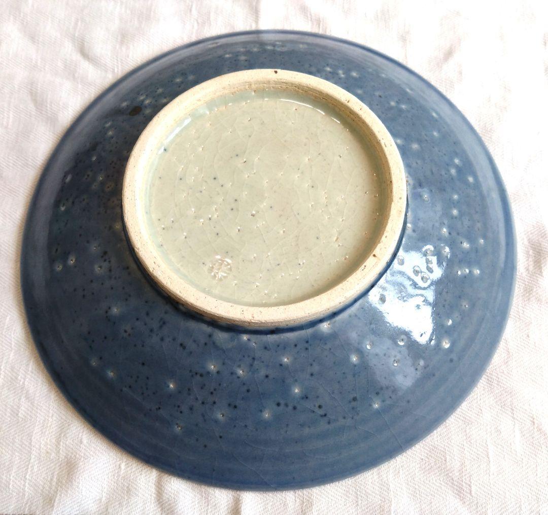 骨董】椋木英三 花絵蝋抜呉須皿 民藝 - メルカリ