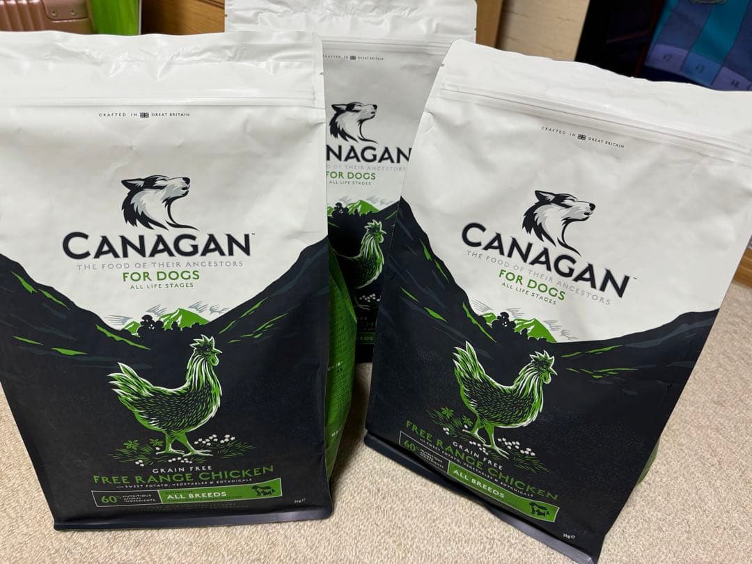 新品】CANAGAN フリーレンジチキン ドッグフード 3袋セット