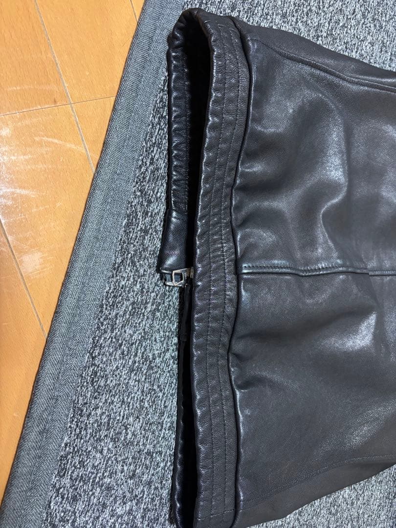 ウメ吉様専用【美品】Schott No.3111028 ゴートレザー ブラック