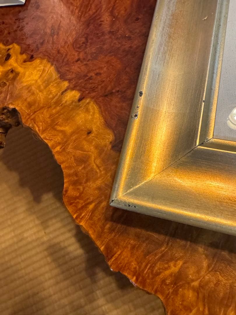 絵画 桝田隆一氏 雪林 額装付き