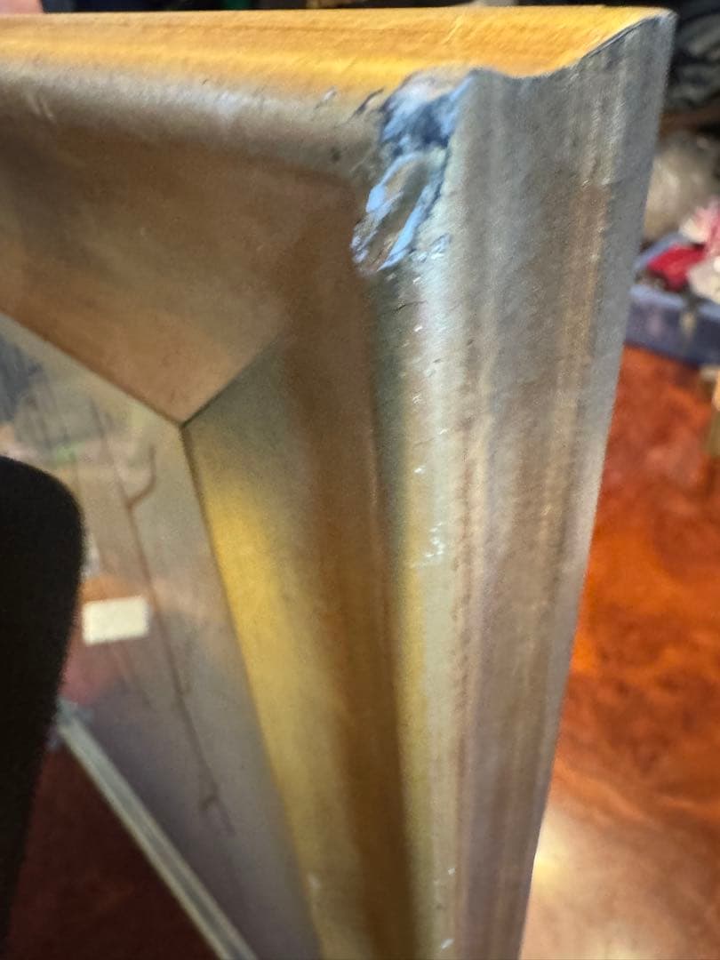 絵画 桝田隆一氏 雪林 額装付き