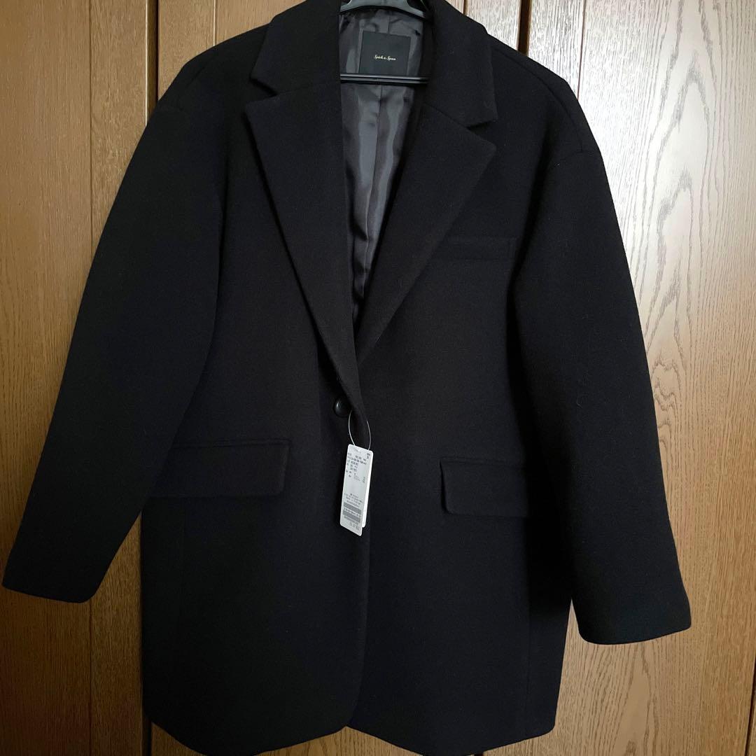 Spick and Span W/Nyモッサジャケットライクコート