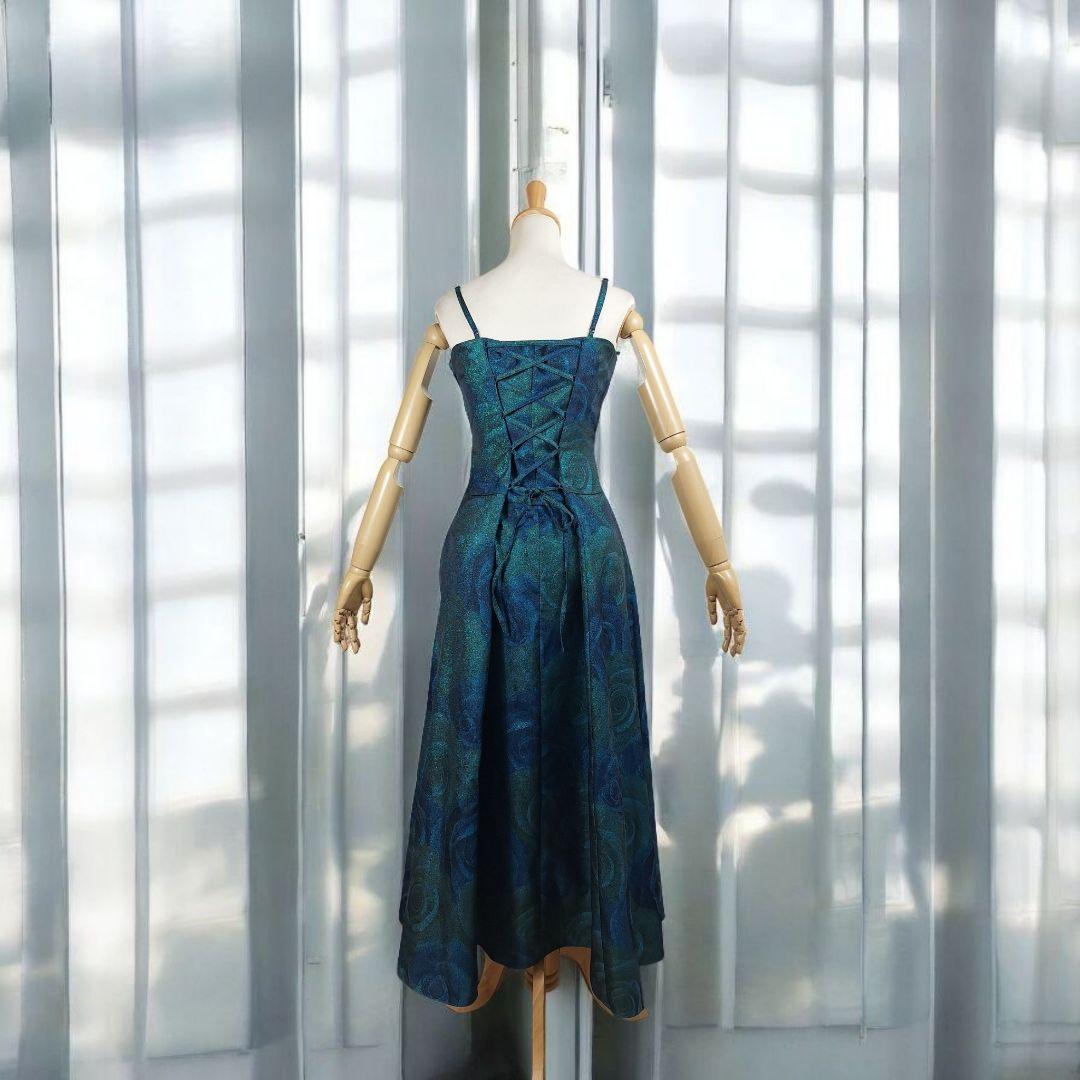 美品 Genet Vivien ローズ柄パーティードレス