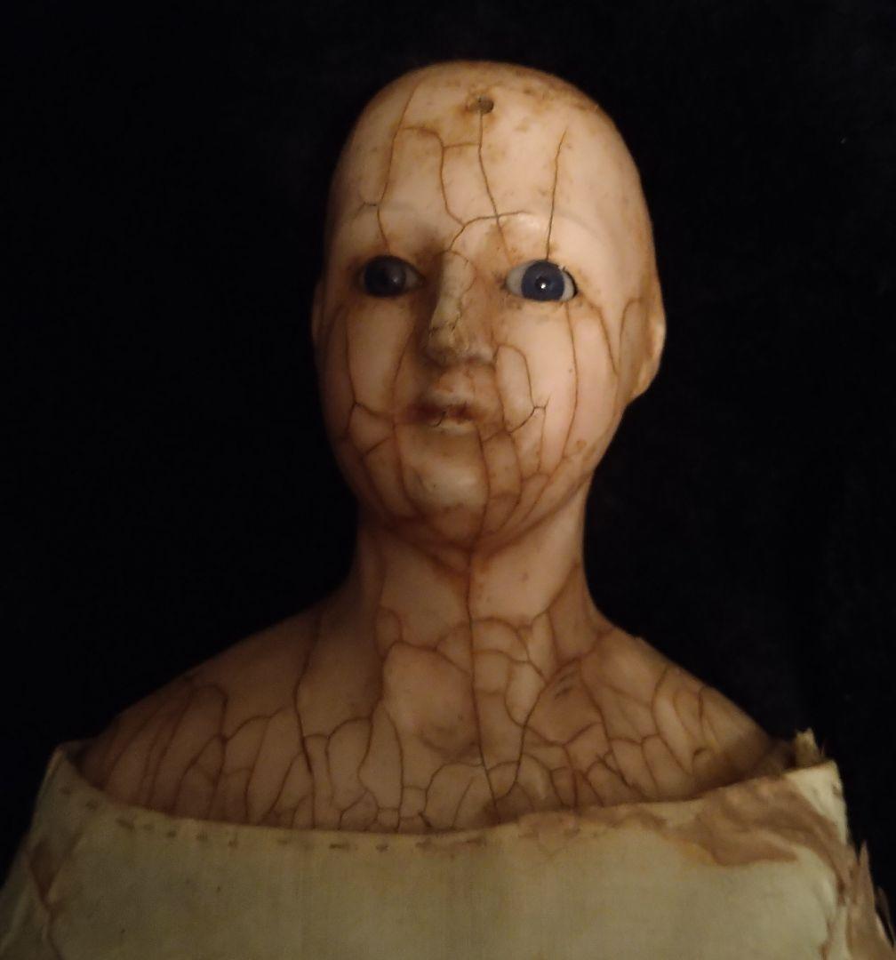 アメリカン アンティーク シュールな 蝋人形 ワックスドール wax doll