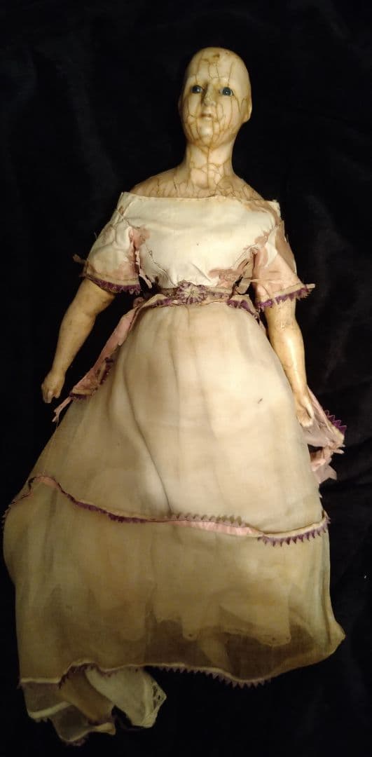 アメリカン アンティーク シュールな 蝋人形 ワックスドール wax doll