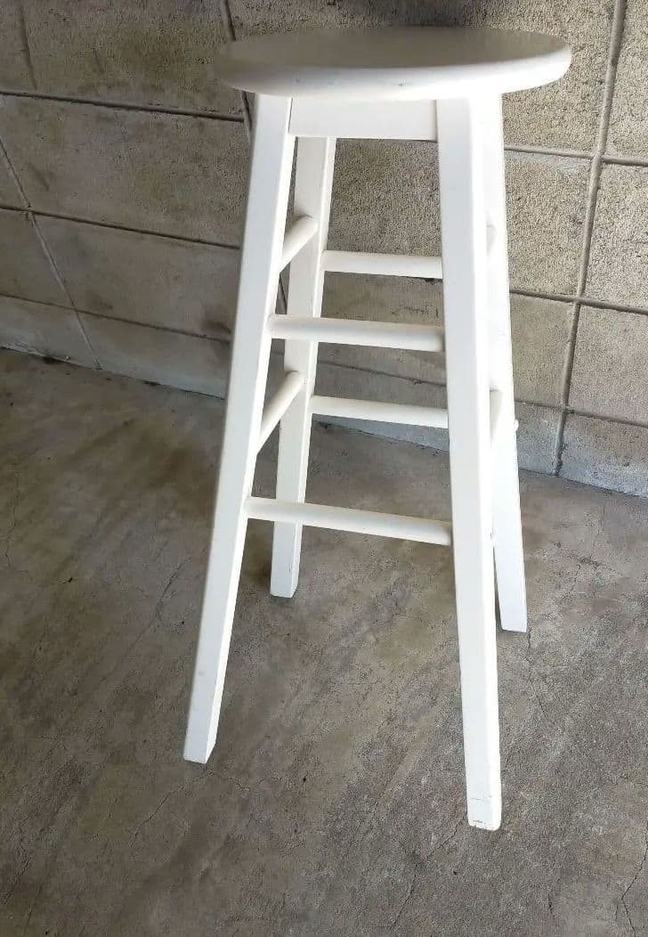 昭和レトロ・丸椅子・カウンターチェアー・木製・インテリア雑貨・ガーデニング・