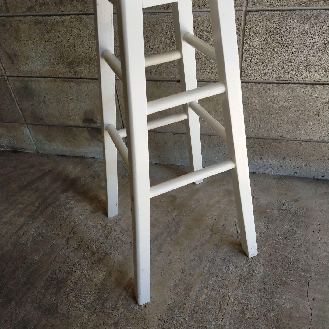 昭和レトロ・丸椅子・カウンターチェアー・木製・インテリア雑貨・ガーデニング・