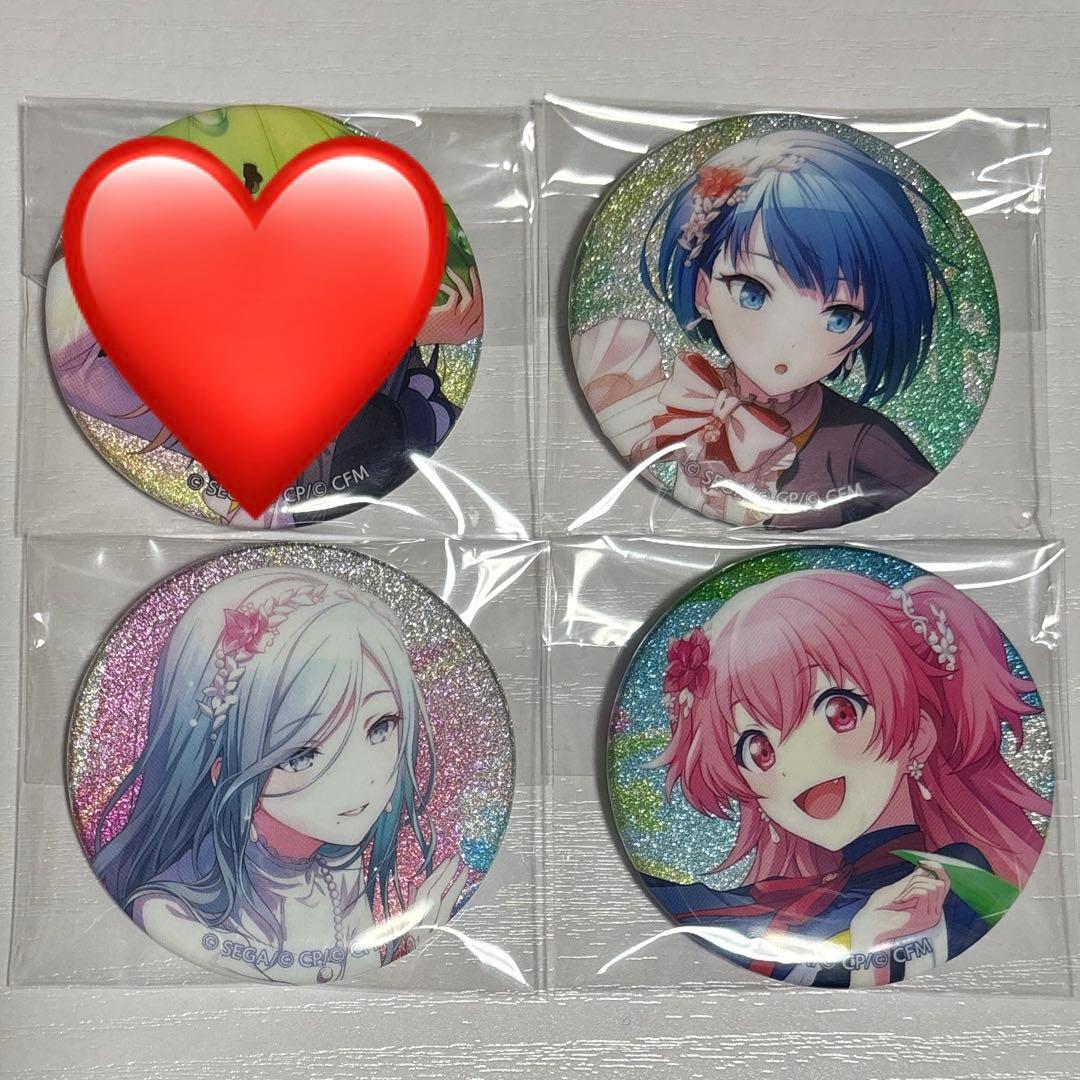 プロセカ 桐谷遥 グリッター缶バッジ グリ缶 28B