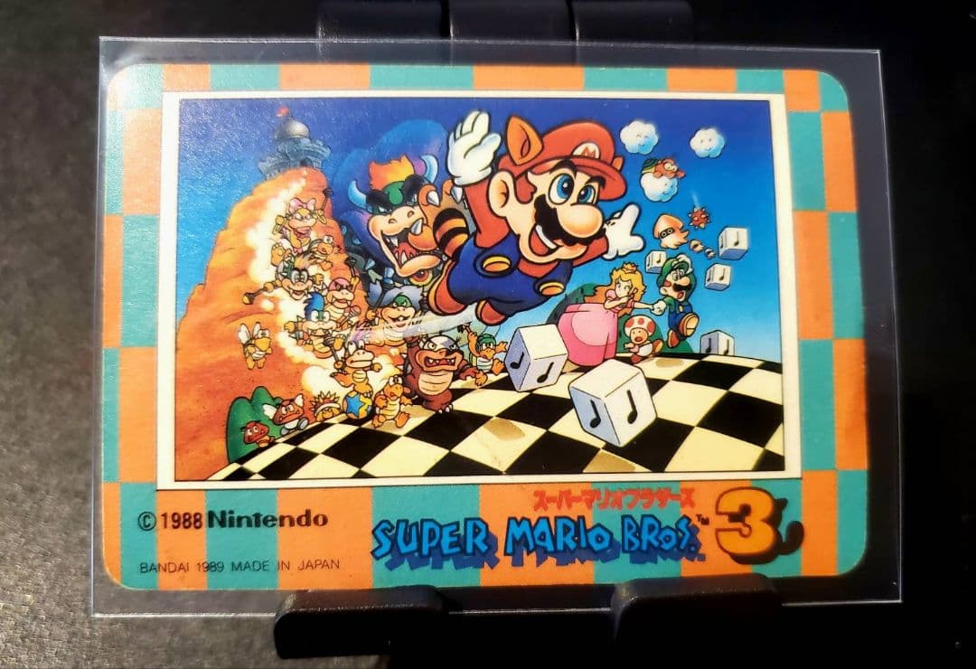 スーパーマリオブラザーズ3 カードダス 1989 ルイージ&ピーチ ホロ
