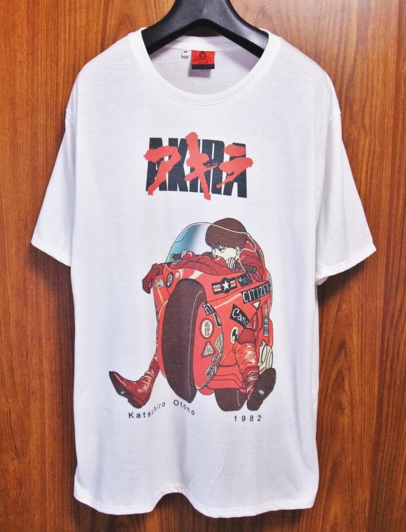 大きいサイズ”AKIRA（アキラ）金田 バイク プリント Tシャツ XL