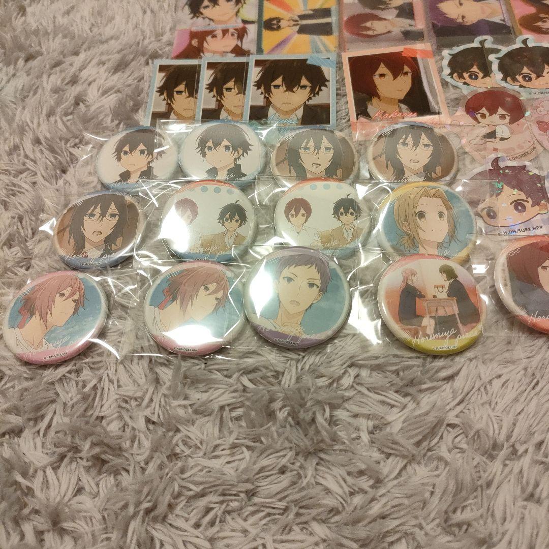 ホリミヤ メタリックカード カード シール アクキー 缶バッチ