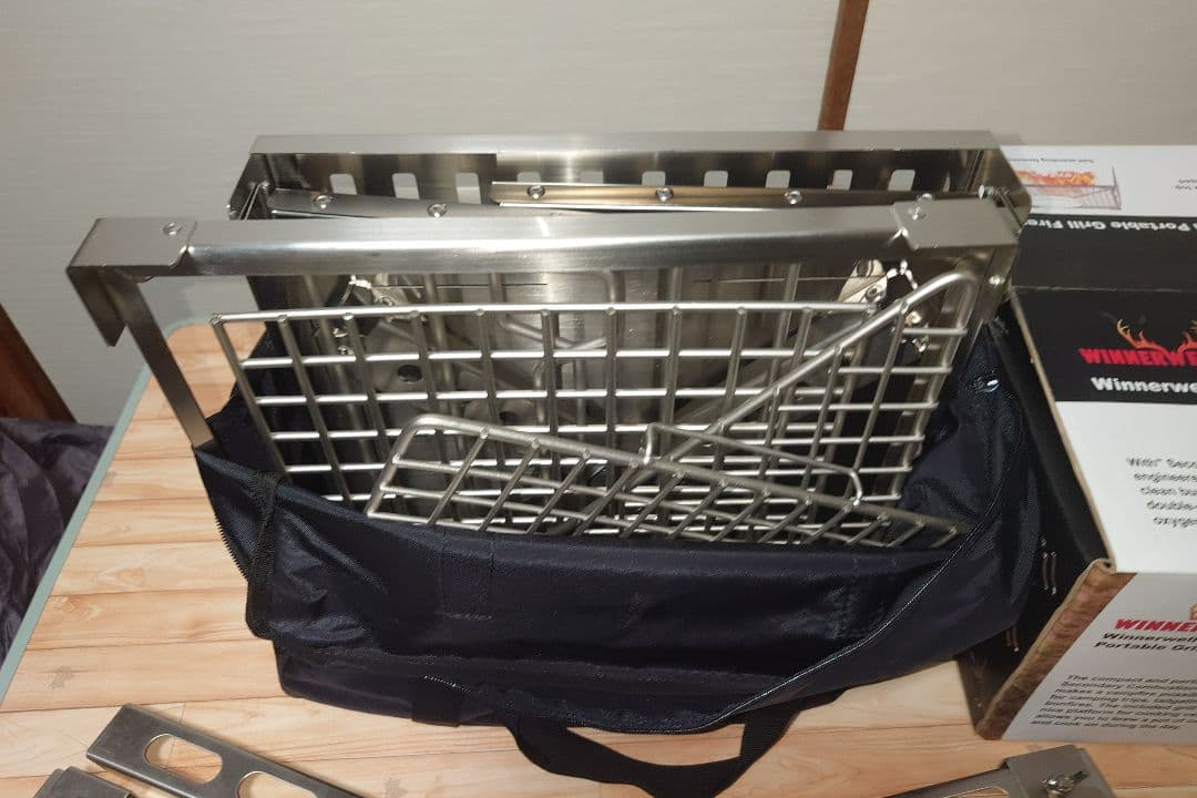 Winnerwell二次燃焼ファイヤーピット 未使用品 延長足は中古付