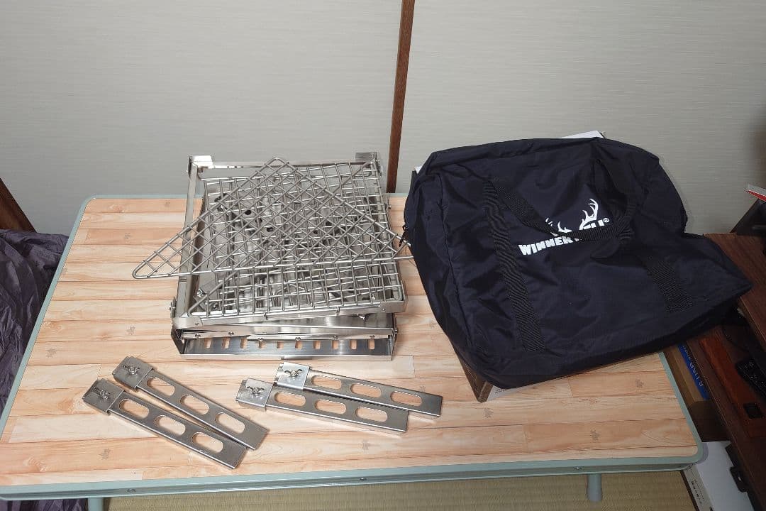 Winnerwell二次燃焼ファイヤーピット 未使用品 延長足は中古付