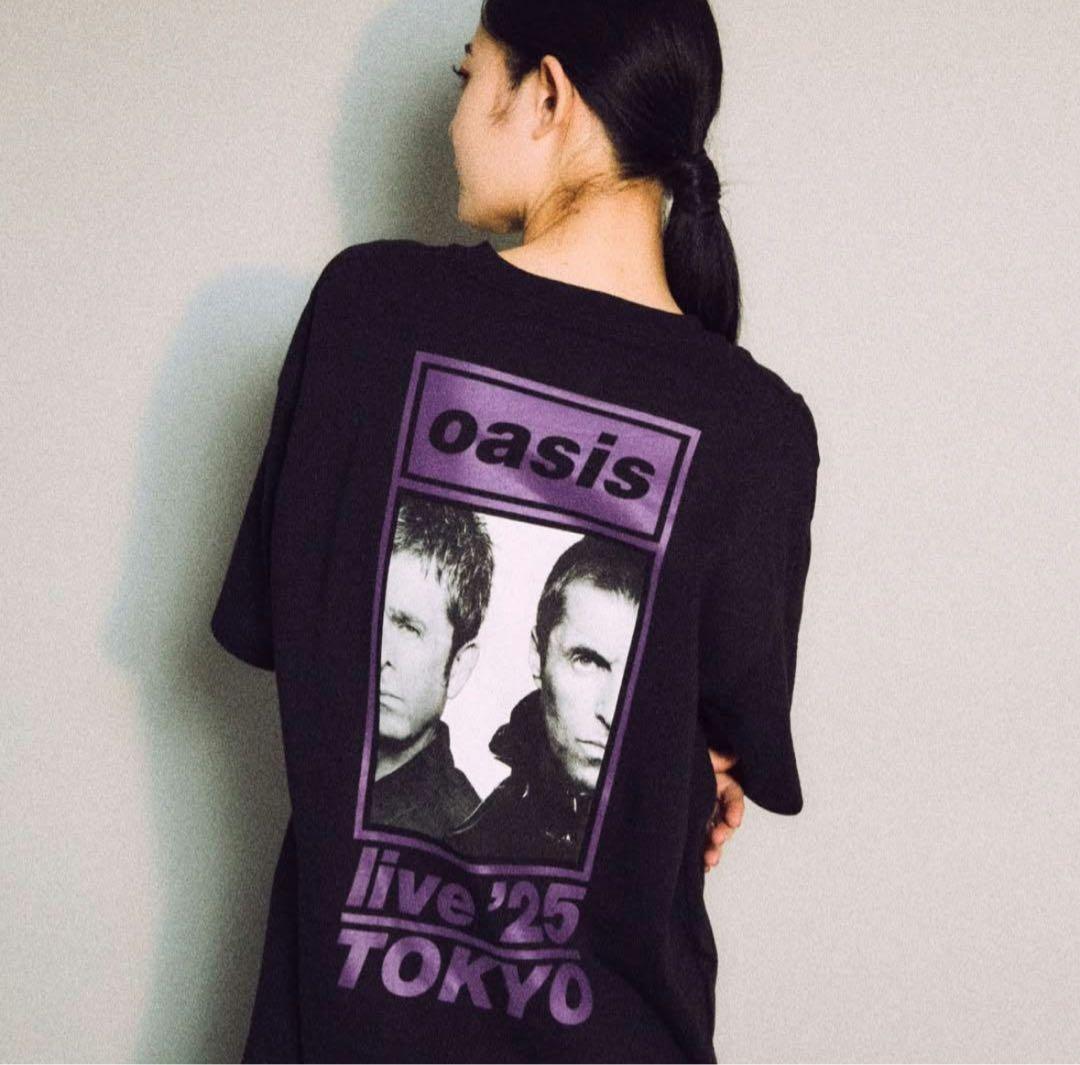 oasis live25 東京会場限定 Tシャツ 10/25 ショッパー付 L