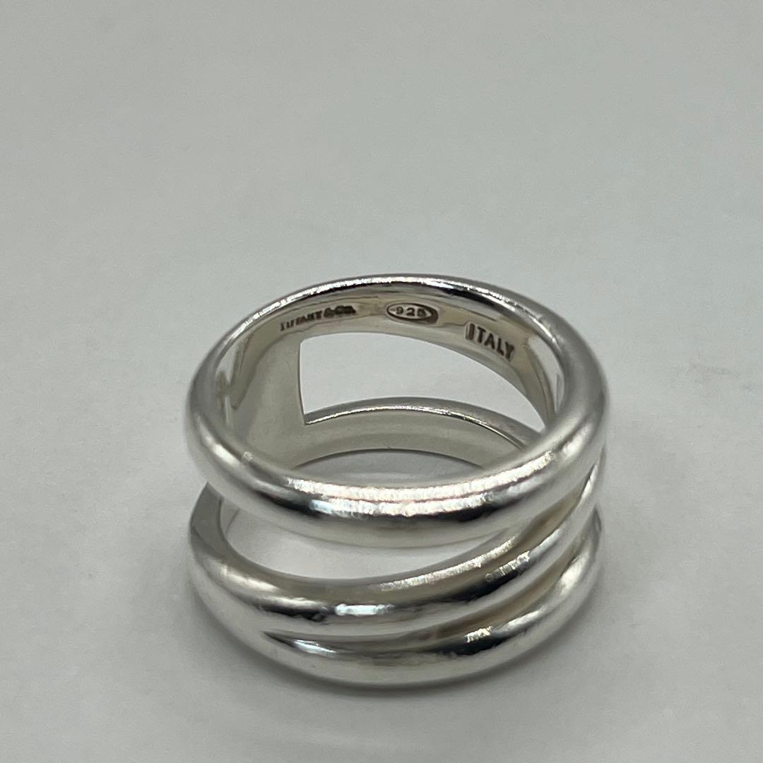 ティファニー TIFFANY ダイアゴナルリング 11号 SV925