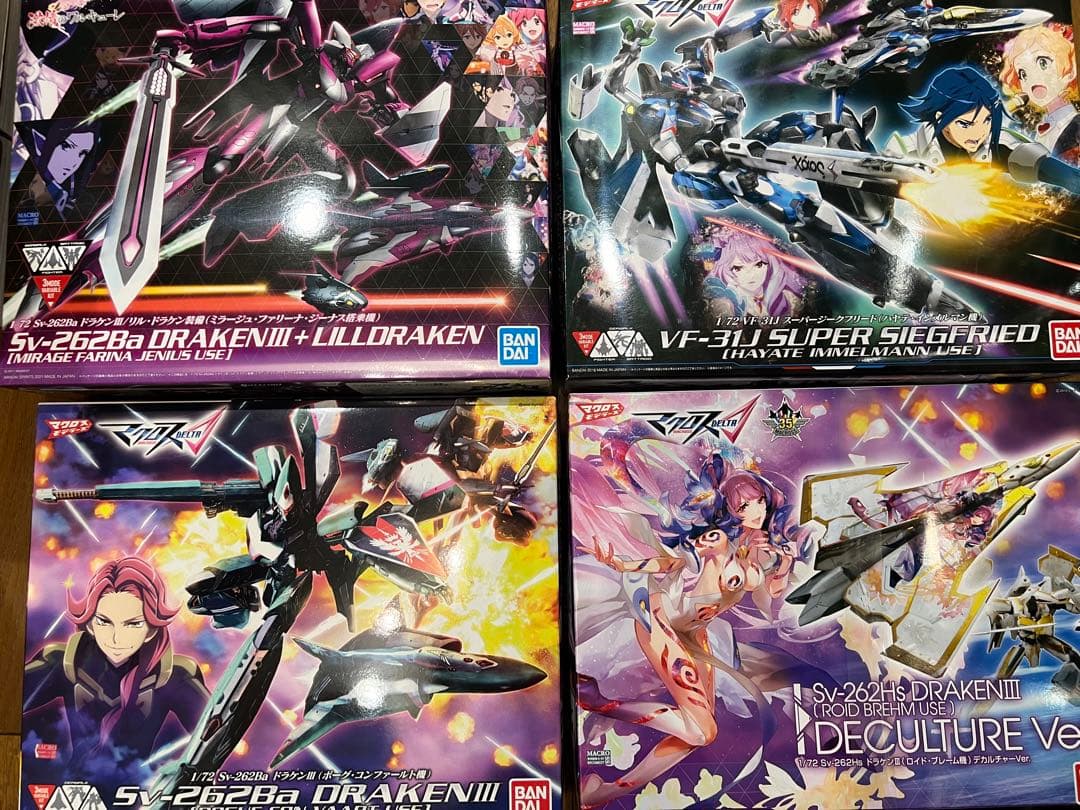 バンダイ マクロスデルタ 4機セット