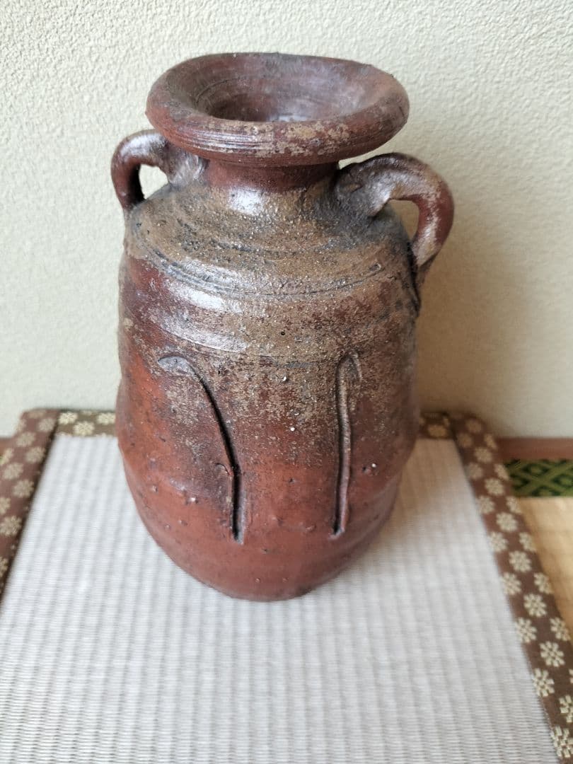 古備前桃山時代花入れ