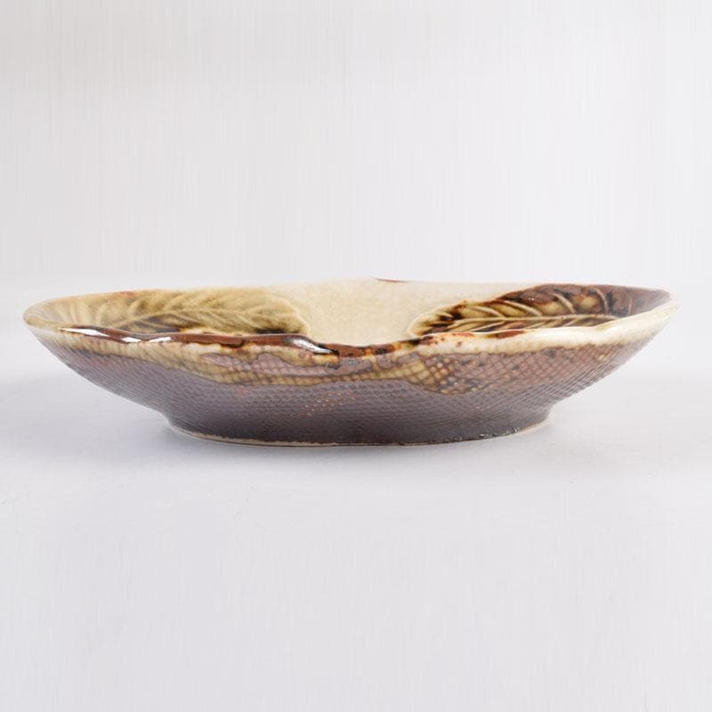 和食器 色絵 カブ形 銘々皿 五客 時代箱 V 8440