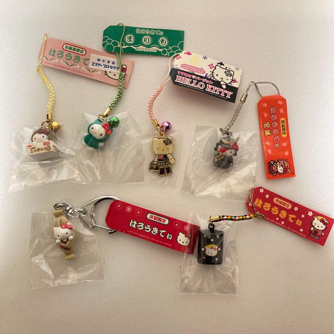 ハローキティご当地値付けストラップ おまとめ売り　27点