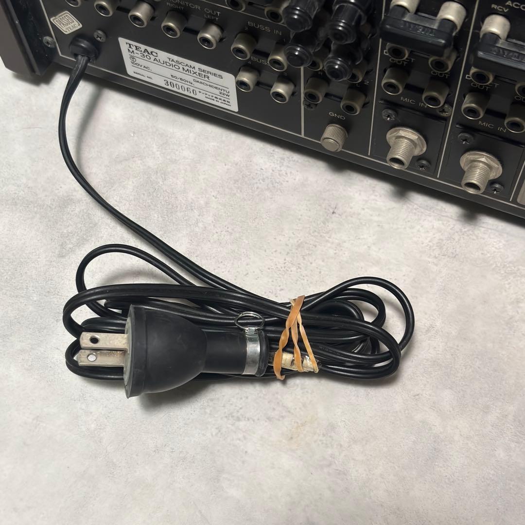 【希少・動作品】TEAC テアック ミキサー M-30現状品 昭和レトロ