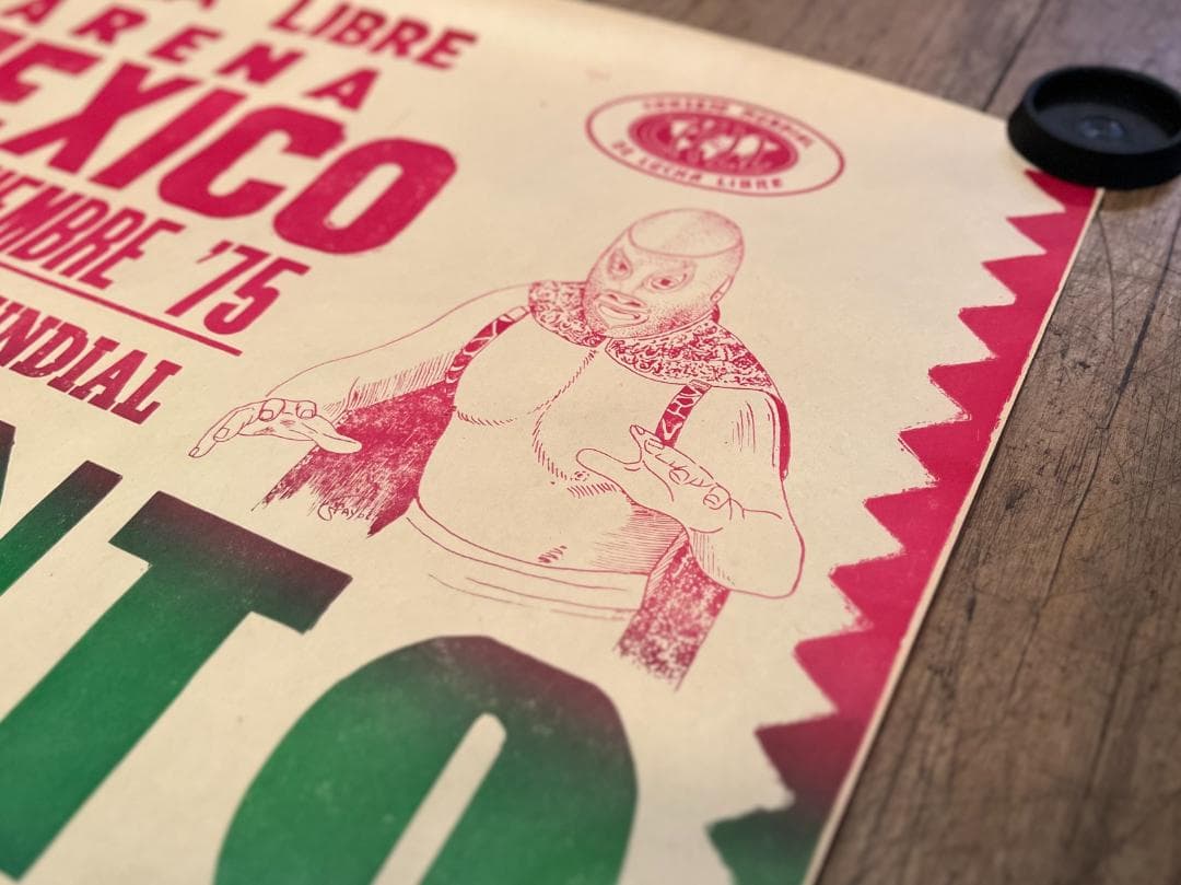 希少☆1975年／ルチャリブレ／メキシカンプロレス／ヴィンテージ／興行