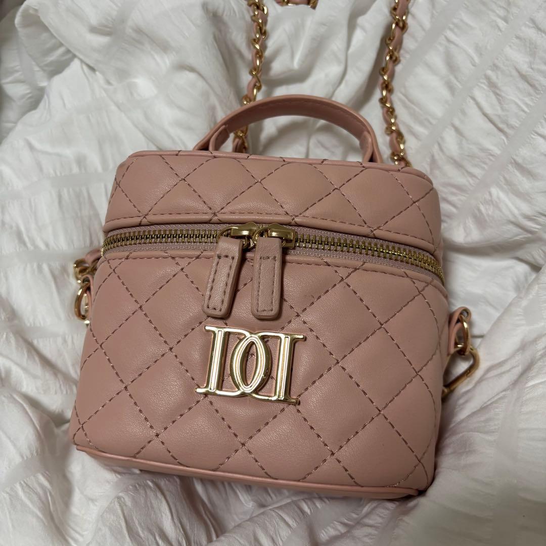 Darich キルティングスクエアミニバッグ バニティ