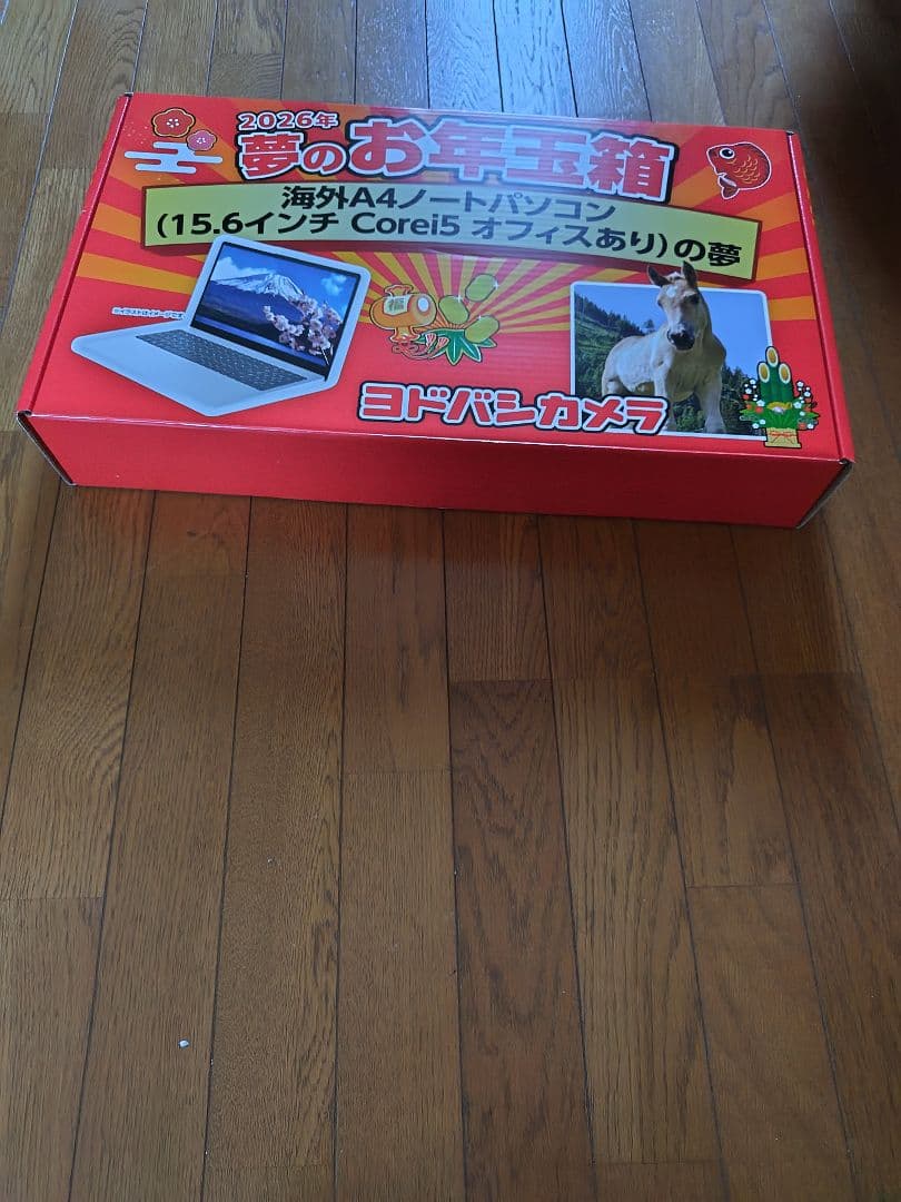 ヨドバシカメラ 夢のお年玉箱 2026 福袋 海外A4ノートパソコンの夢