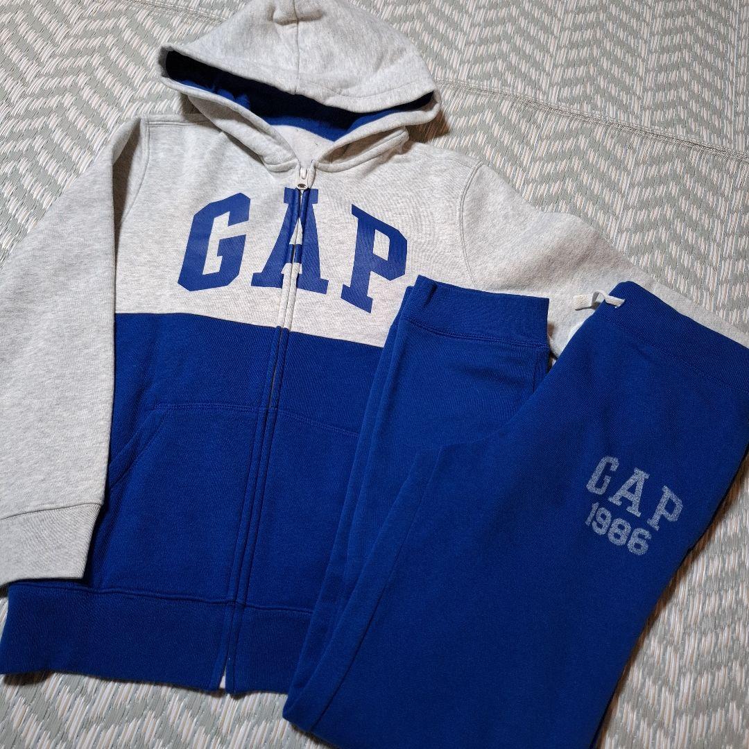 水通しのみ未使用GAP裏起毛スウェット上下セットアップ140センチ男の子