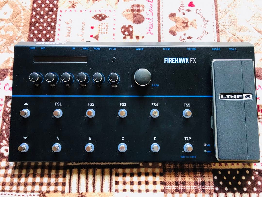LINE 6 FIREHAWK FX ギターエフェクター Amazon | Line 6 マルチエフェクトプロセッサー Firehawk FX
