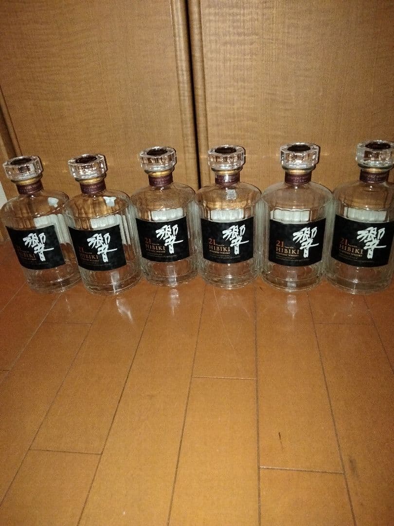 サントリー響21年空瓶6本セット L108190768 - ウイスキー安価