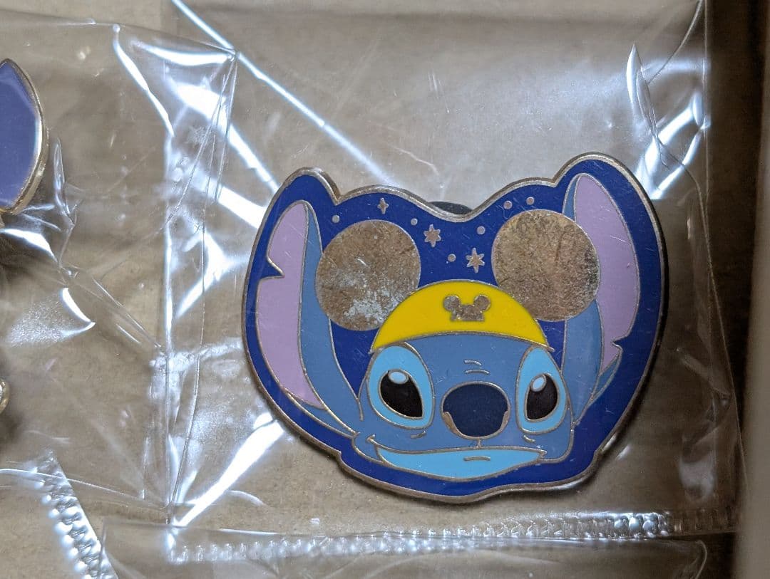 DLR　カリフォルニアディズニーランド　スティッチ　ピンバッジ　アテネ　セット