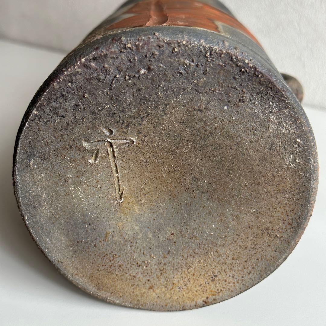 武用君彦 備前 花器 花入 共箱