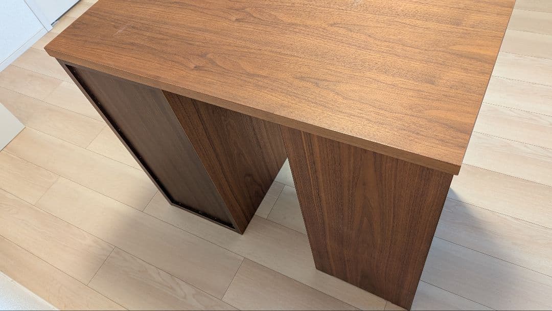 【ACTUS】MEZZO 2 デスク　幅90cm　ウォールナット