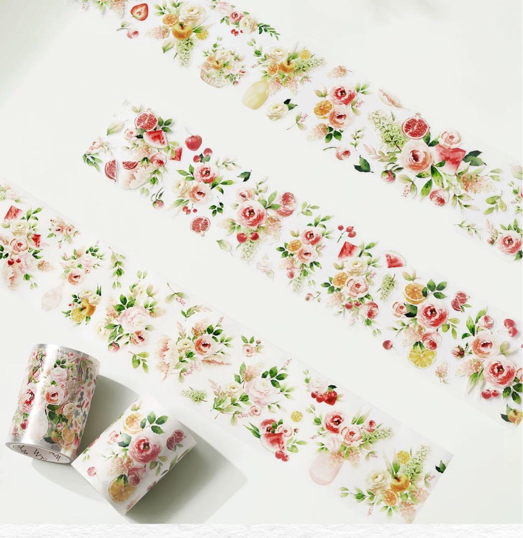 ⭐️SALE⭐️ WT《花果漫饮》海外マスキングテープ　マステ 【1943】