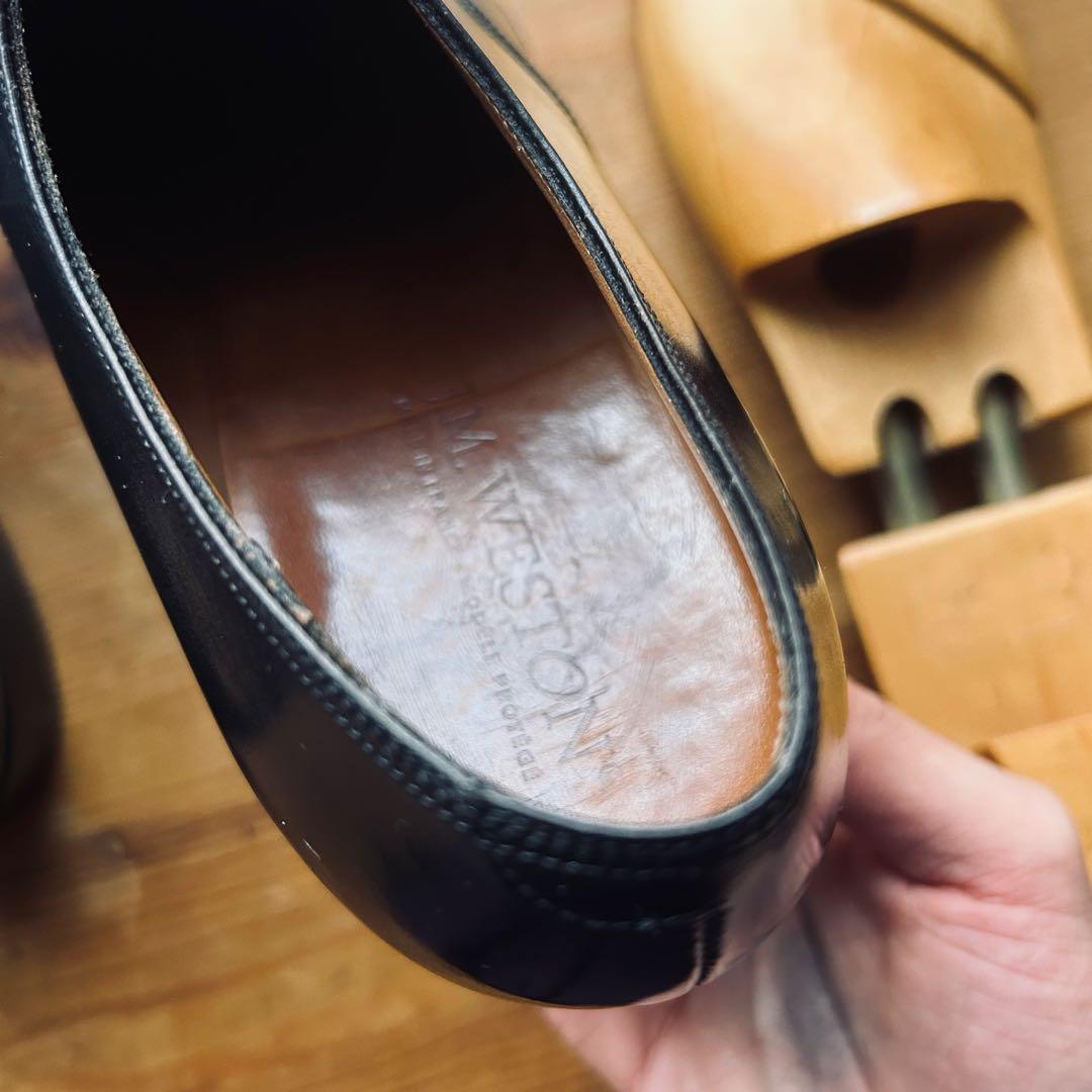 靴 J.M. WESTON Apron front derby.