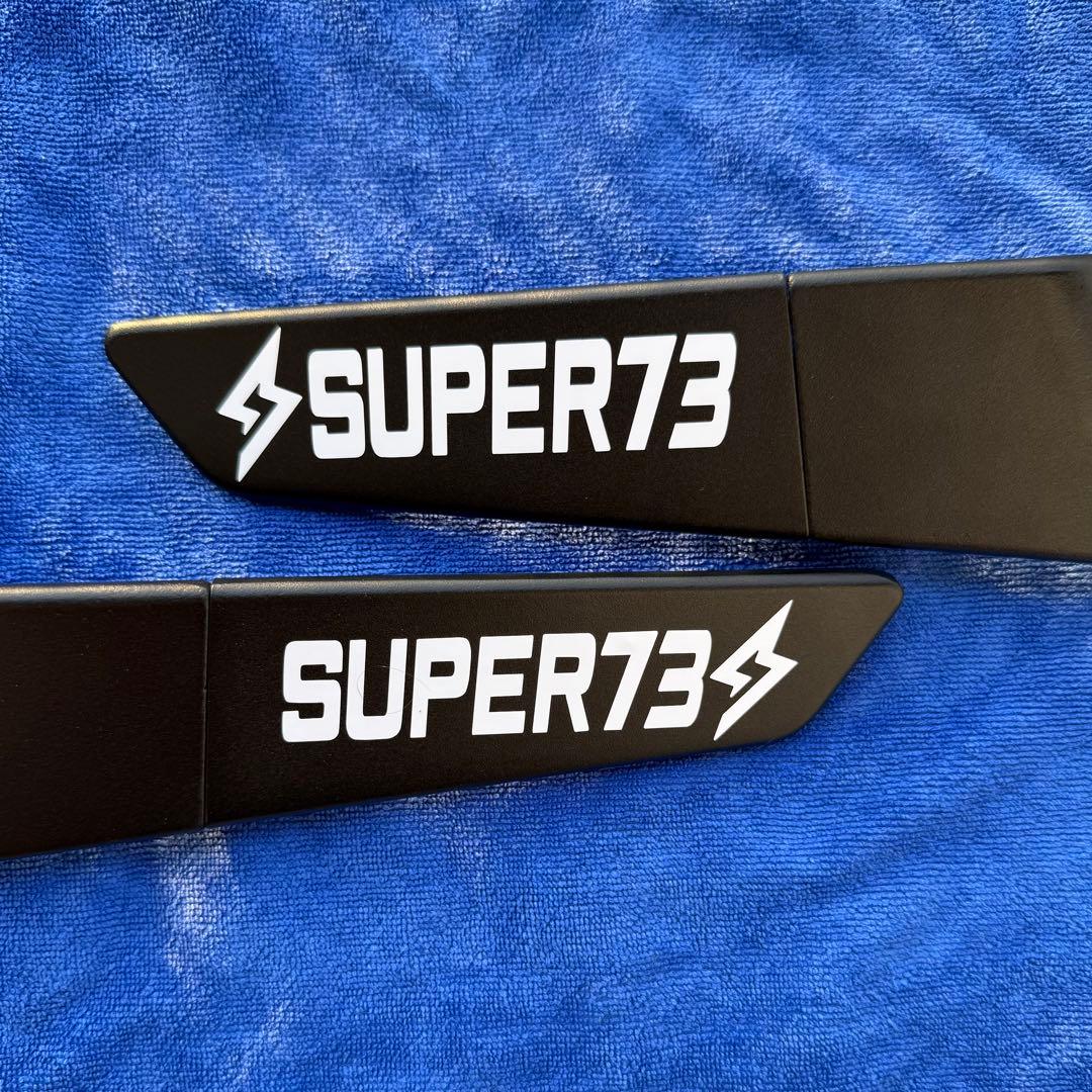 最終値引】特注カスタムsuper73ミラーsuper73ロゴ付きミラーAタイプ