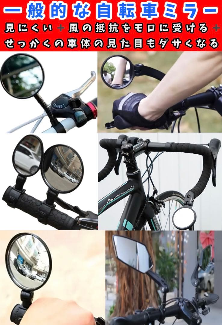 最終値引】特注カスタムsuper73ミラーsuper73ロゴ付きミラーAタイプ