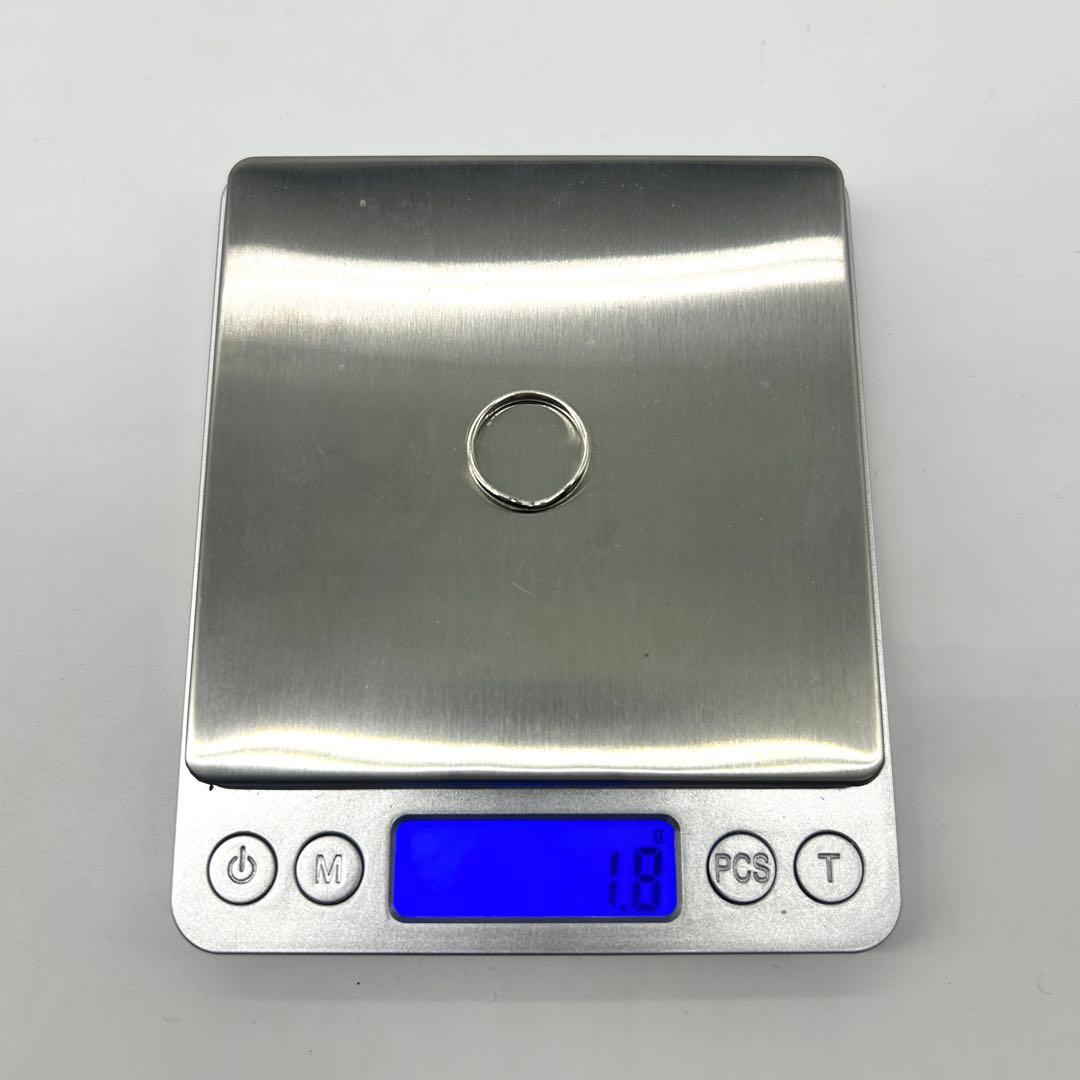 ティファニー　カーブド　バンド　リング　10号　シルバー